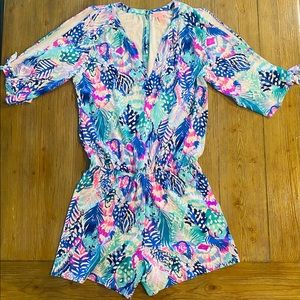 Lilly Pulitzer Bryce Split Sleeve Romper